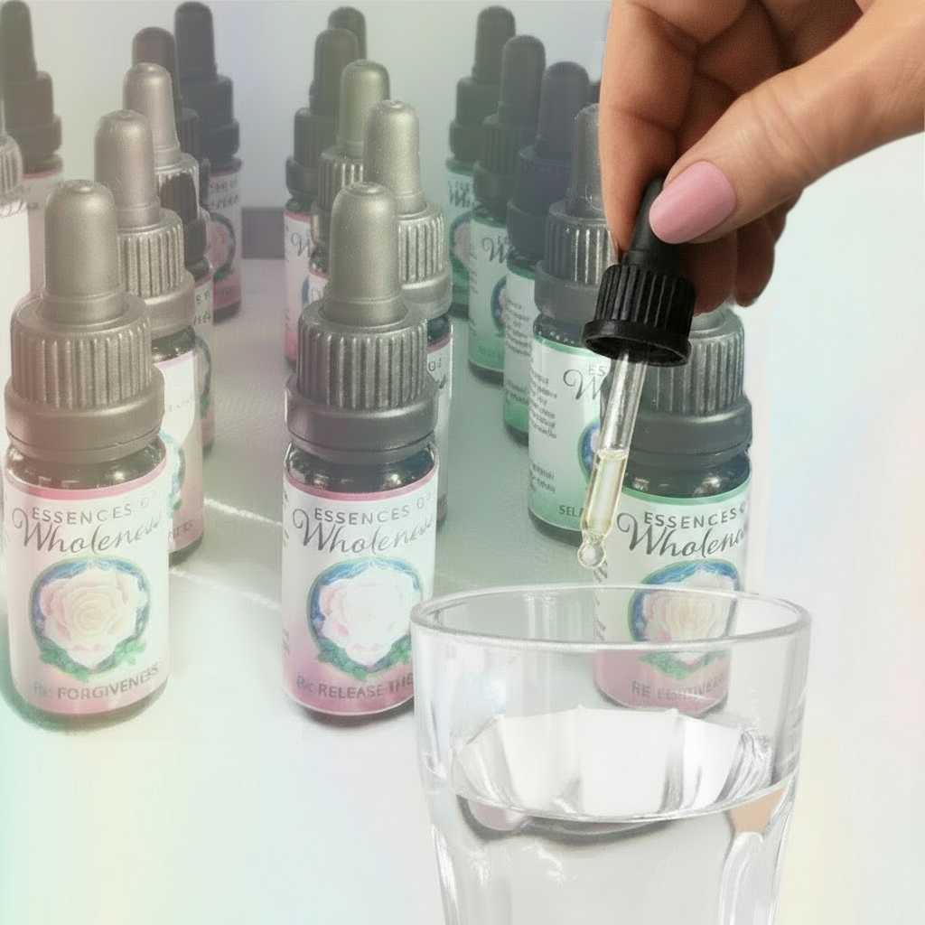 It's easy to use these vibrational flower essences - just add a few drops to water